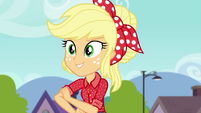 Applejack rolls her sleeves up even more EGDS25