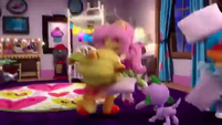 Fluttershy tossing her pillow EGM4