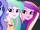 Celestia, Luna, and Cadance look at Wondercolts EG3.png