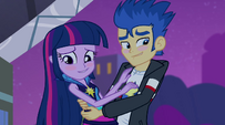 Twilight and Flash blushing EG2