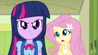 Twilight and Fluttershy "you've heard of her?" EG