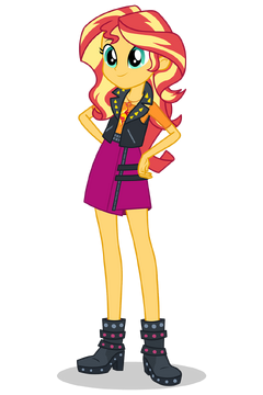 Equestria Girls Digital Series Sunset Shimmer official artwork