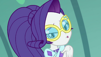 Rarity blows a kiss at the fourth wall EGDS41