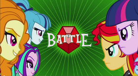 Rainbow Rocks "Battle" music video cover