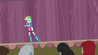 Rainbow Dash addresses the students EG3