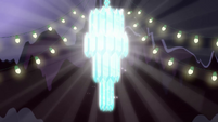 Crystal chandelier shining bright EG4