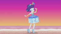 Rarity posing in her dress on the beach EGDS27