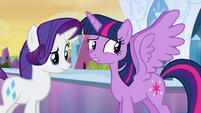 Twilight not yet accustomed to her wings EG