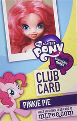 Pinkie Pie Equestria Girls Club card