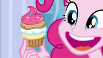 Pinkie Pie holding a puffcake EGDS11