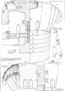 Diagram from "Armor of Imperial Rome" by H.R. Robinson, illustration by Peter Connolly[4]