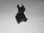 Flip-up front sight, gas block mount model[8]