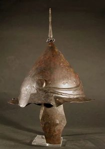 A Konos helmet, found in Yugoslavia[1]