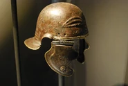 The Imperial Gallic B helmet discovered in a find in Klakanje, Yugoslavia[6]