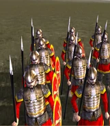The Newstead lorica segmentata being worn by the Auxilia Palatina