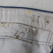 Trousers markings