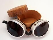 Snow goggles with their box