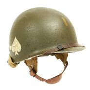 An M1C helmet of the 506th PIR, 101st Airborne Division, images courtesy of International Military Antiques Inc.[10]