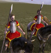 The Newstead lorica segmentata being worn by the Imperial German Bodyguard