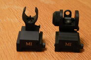 Handguard mount model front sight next to ERS[15]