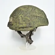 A 6B47 helmet with EMR camouflage cover