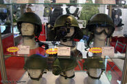 Various 6B7-1MM helmets seen at Interpolitex 2011 trade show.