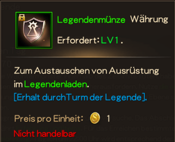 Legendenmünze