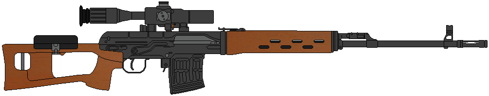 Снайперская винтовка драгунова рисунок