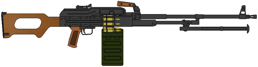Пулемет калашникова чертеж