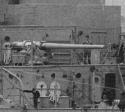 5 inch gun closeup USS Texas 1914 LOC 16025