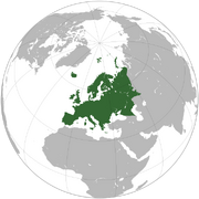 Europe orthographic Caucasus Urals boundary