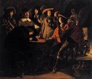 Smokers in an Interior, Le Nain, 1643