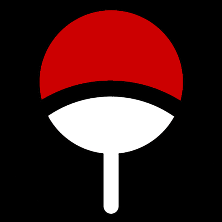 Uchiha clan logo, Hidan Fan art Akatsuki, logo naruto, television, manga,  logo png | Klipartz