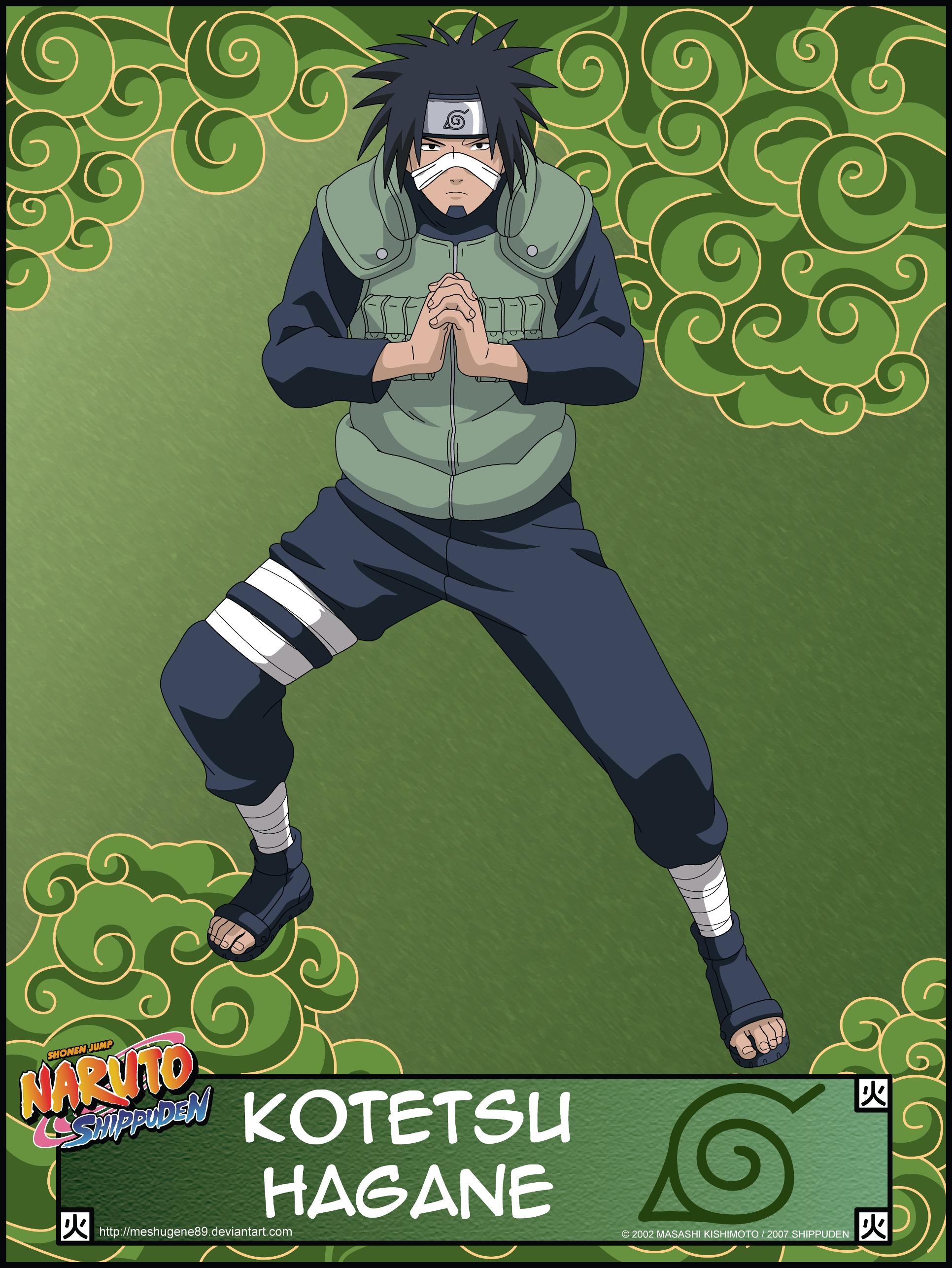 Kotetsu Hagane, Wiki Naruto