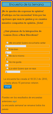 ¿Qué piensas de la integración de Lauren Zizes a New Directions?