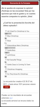 ¿Cual fue tu presentación favorita del último episodio?