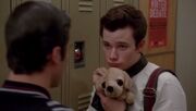 Klaine 3x15 margaret tatcher dog puppy face