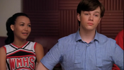 Santana y Kurt en The Rhodes Not Taken