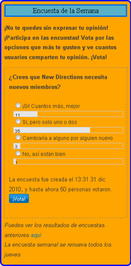 ¿Crees que New Directions necesita nuevos miembros?