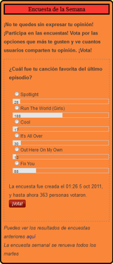 ¿Cuál fue tu canción favorita del último episodio?