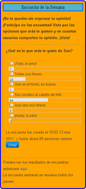 ¿Qué es lo que más te gusta de Sue?