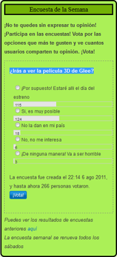 ¿Irás a ver la película 3D de Glee?