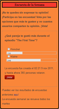 ¿Qué pareja te gustó más durante el episodio "The First Time"?