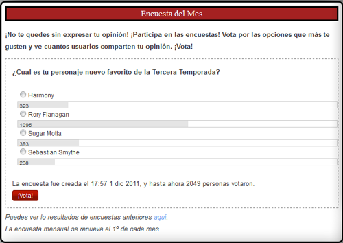 ¿Cual es tu personaje nuevo favorito de la Tercera Temporada?
