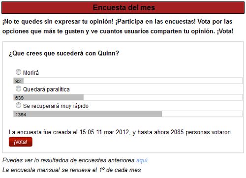 ¿Que crees que sucederá con Quinn?