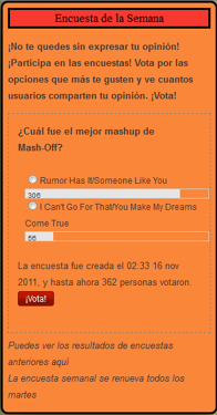 ¿Cuál fue el mejor mashup de Mash-Off?