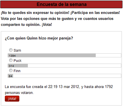 ¿Con quien Quinn hizo mejor pareja?
