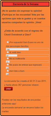 ¿Estás de acuerdo con el regreso de Chord Overstreet a Glee?