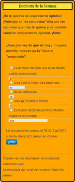 ¿Que piensas de que no haya ninguna estrella invitada en la Tercera Temporada?