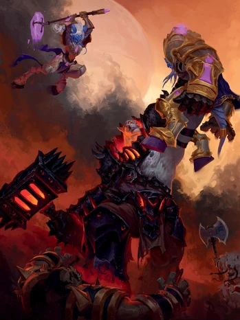 Puño Negro asesina al Vindicador Maraad durante el asedio de Shattrath.